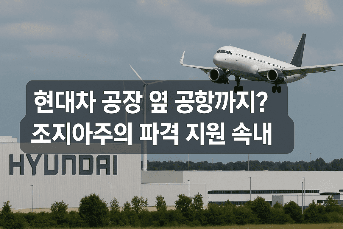 "현대차 공장 옆 공항까지? 조지아주의 파격 지원 속내"썸네일 이미지