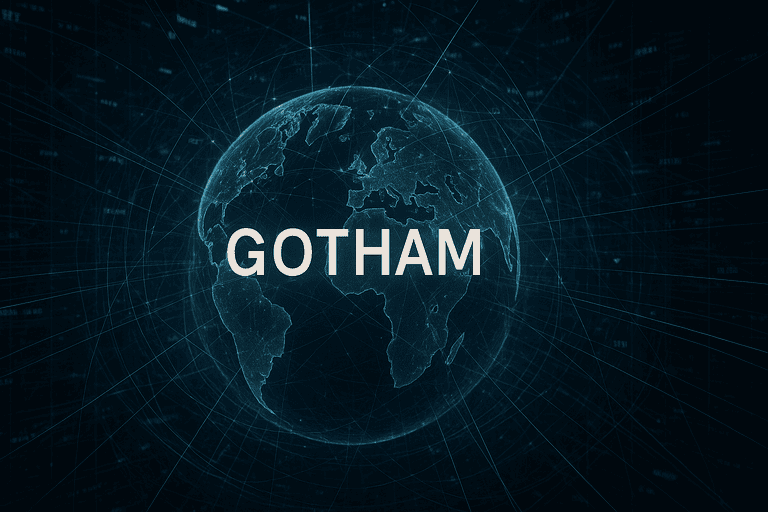 "고담 (Gotham) – 정부·군이 쓰는 ‘AI 탐정’"을 나타낸 지구 이미지